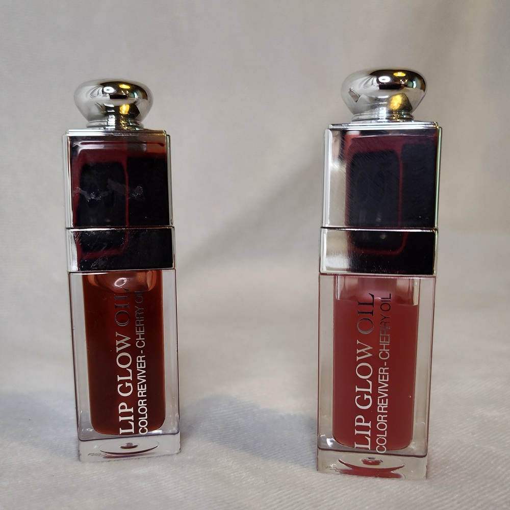 Two Dior Lip Glow Oil Gloss, Red & Pink, NWOT - Picture 4 of 4